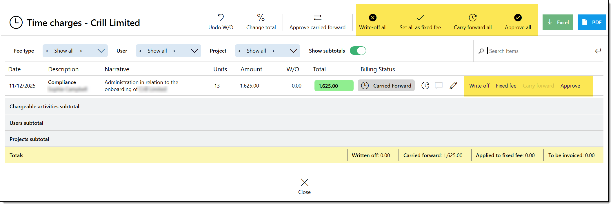 Approving WIP step 3