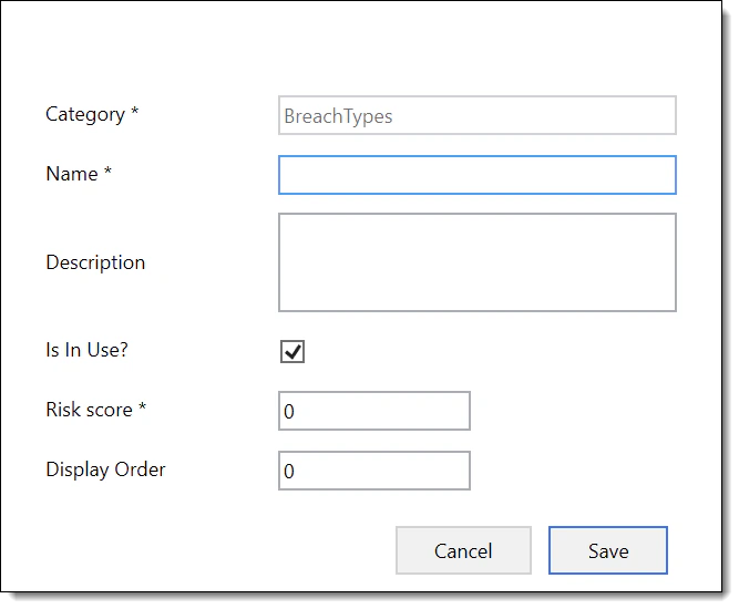 Creating a property bag category step 2