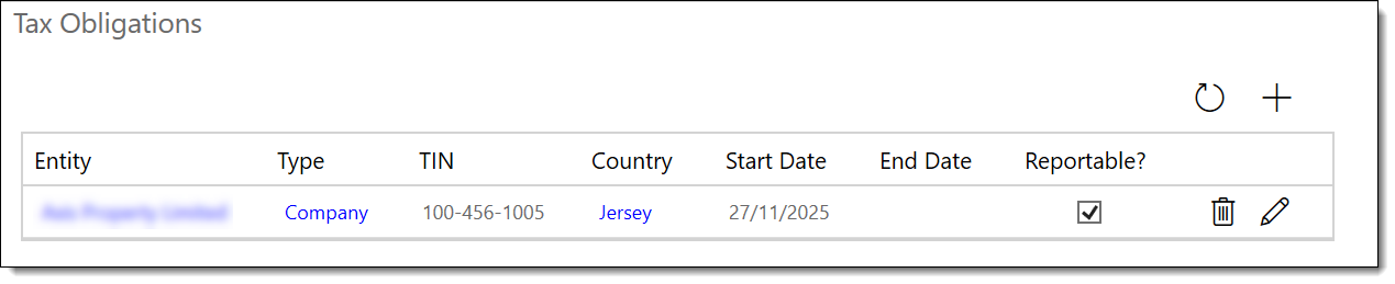 Tax reporting obligations
